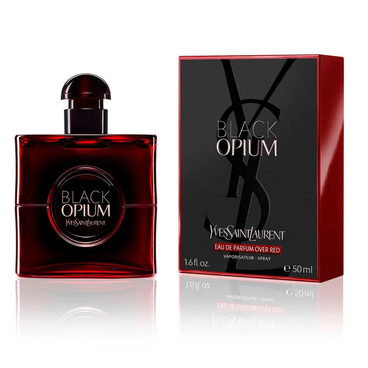 YVES SAINT LAURENT - BLACK OPIUM EAU DE PARFUM OVER RED